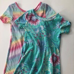 The Children's Place 2 Girls Print Skater Dresses